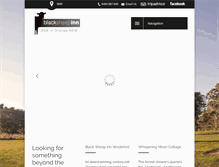 Tablet Screenshot of blacksheepinn.com.au